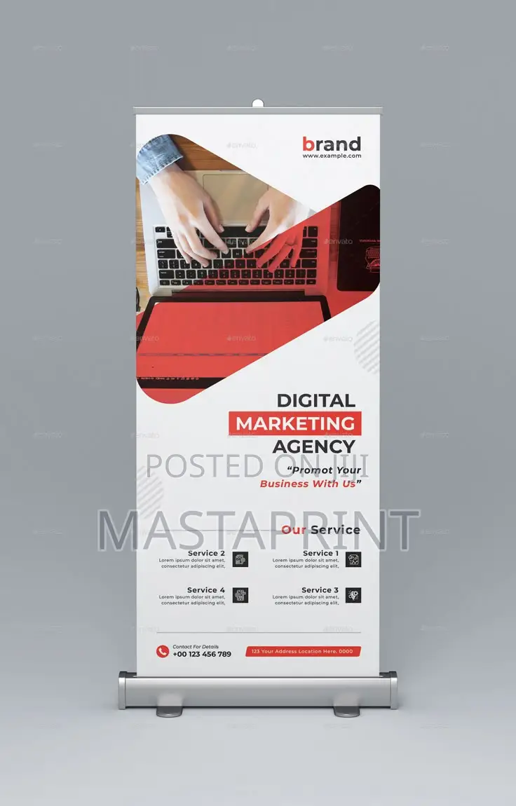 Electric Roll Up Banner Printing