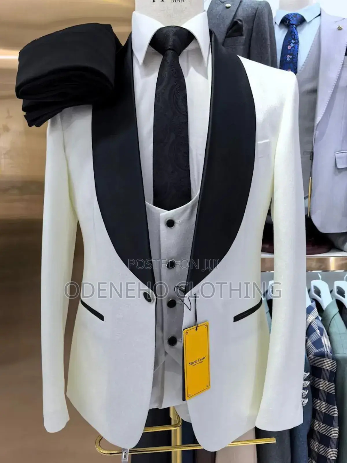 Designer Suit in White for Men