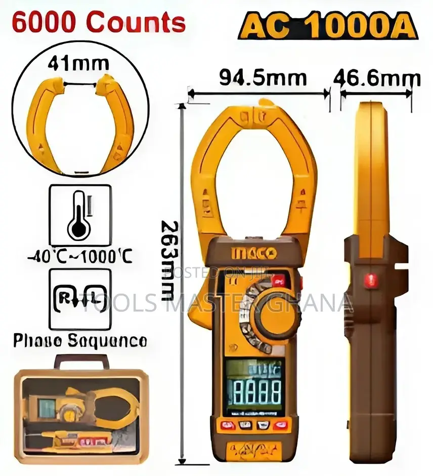 Digital Ac Clamp Meter - Dcm610001