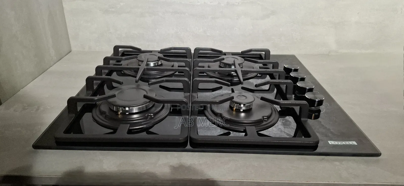 Promo All Black 60cm Gas Cooker Inbuilt Solid Cast New Uniqu