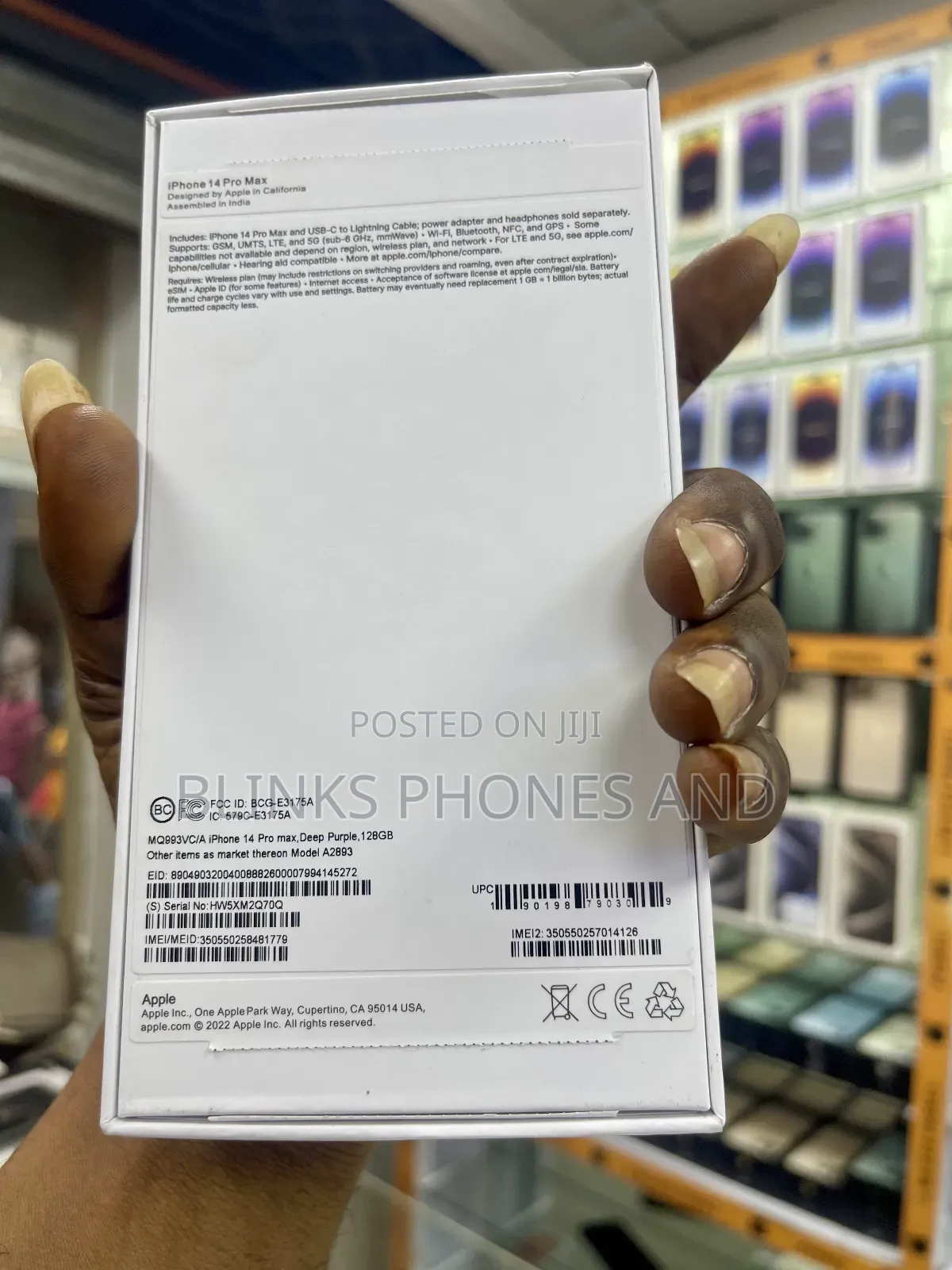New Apple iPhone 14 Pro Max 128 GB Purple