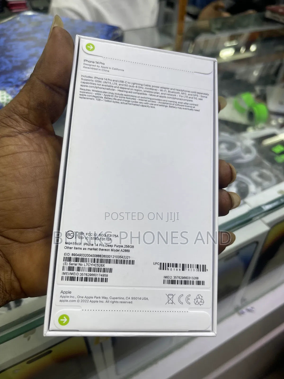 New Apple iPhone 14 Pro 256 GB Purple