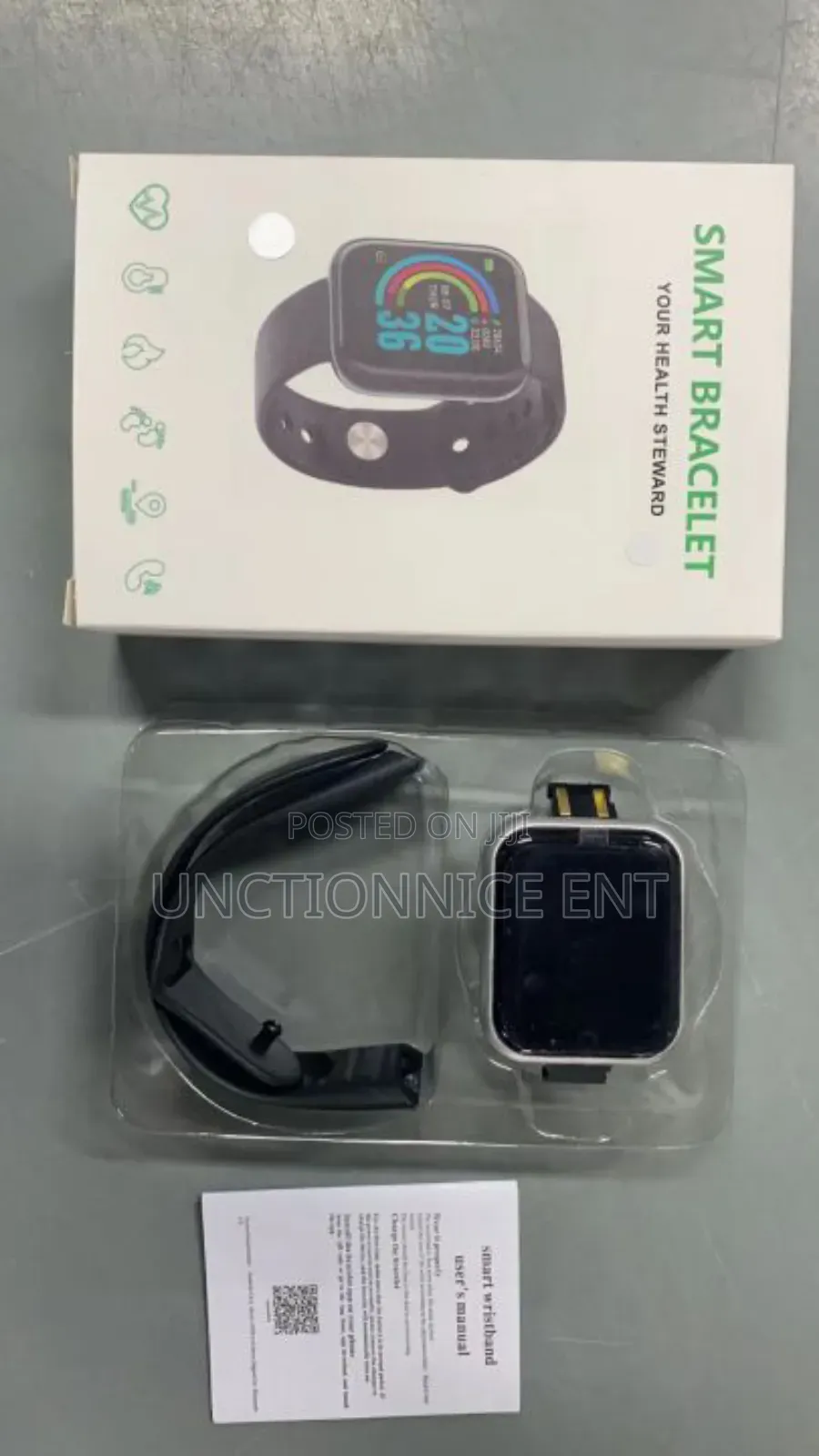 Smart Watch Step Heart Rate Compatible Ios / Android