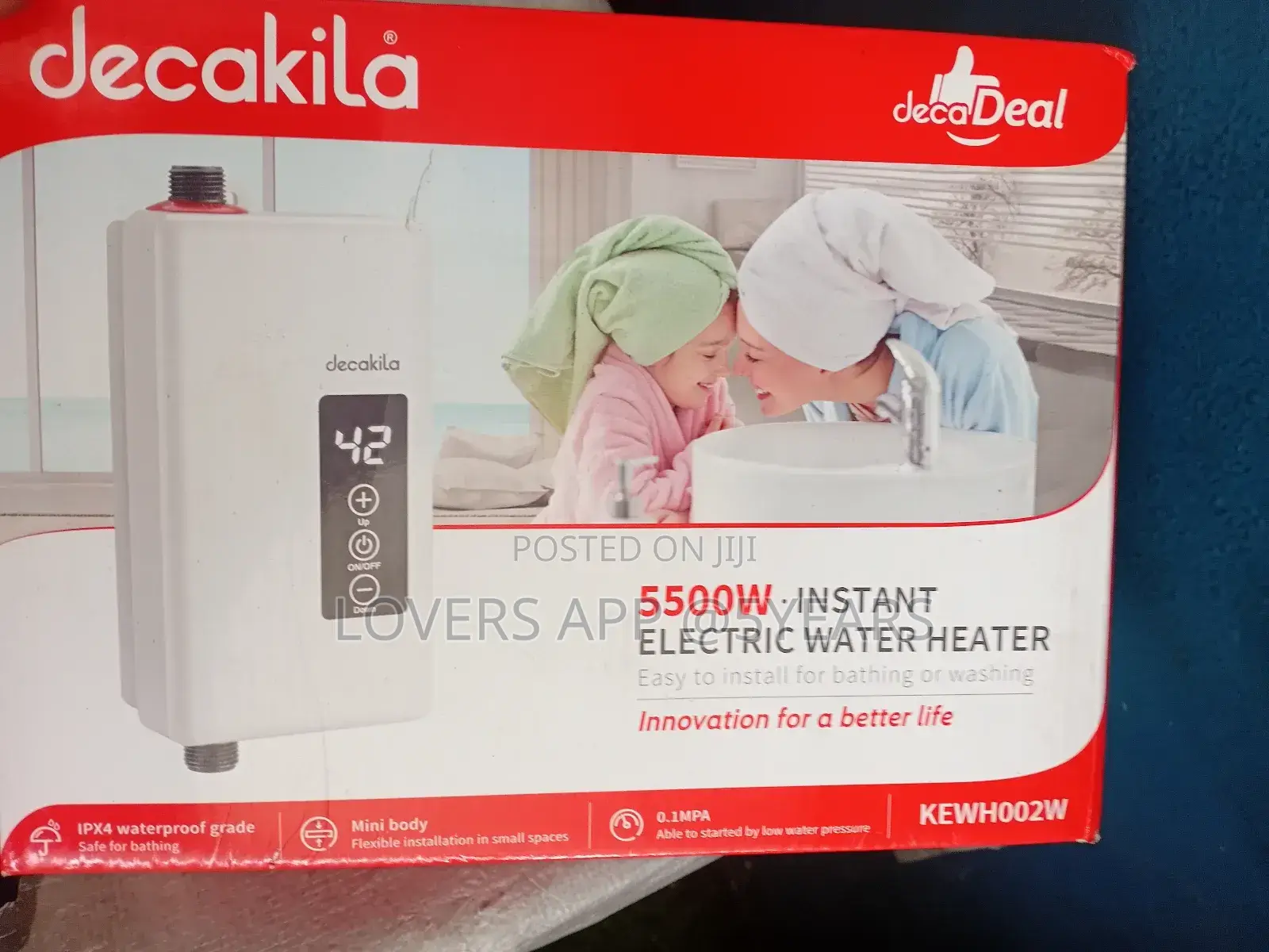 Super 5500W Water Heater Decakila Instant Water Heater