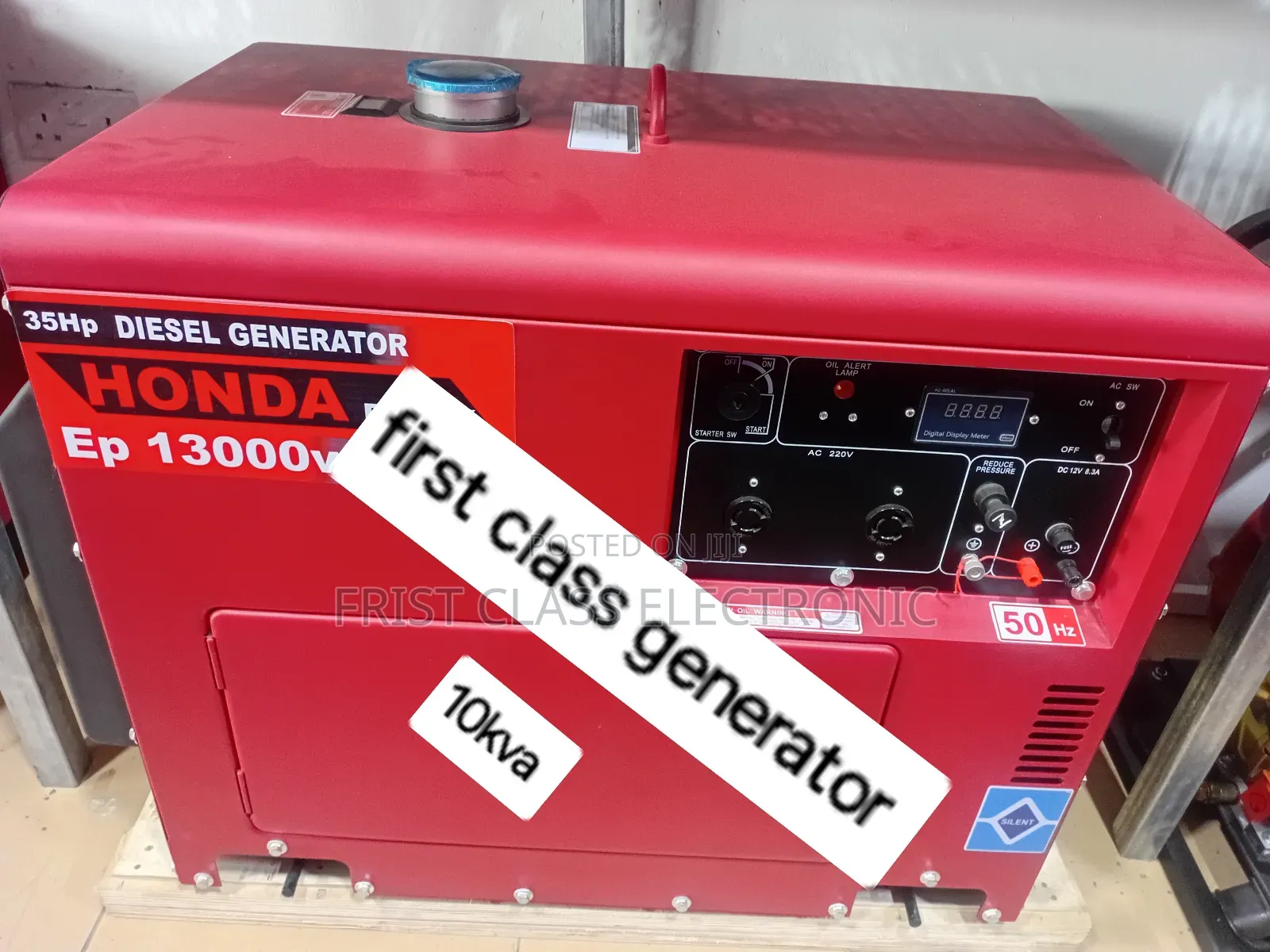 10kva Silent Diesel Genset With 100% Copper Engine