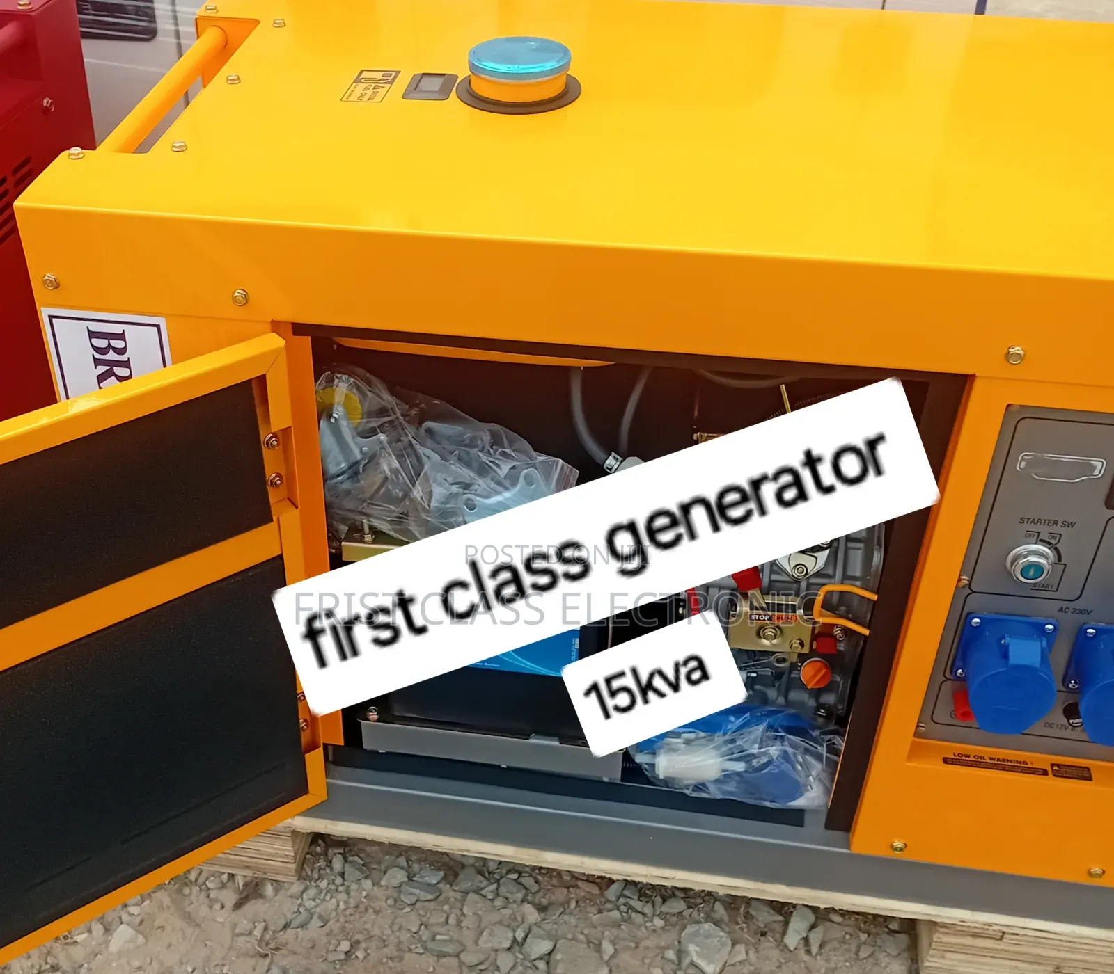 100% Copper Engine 15kva Generator