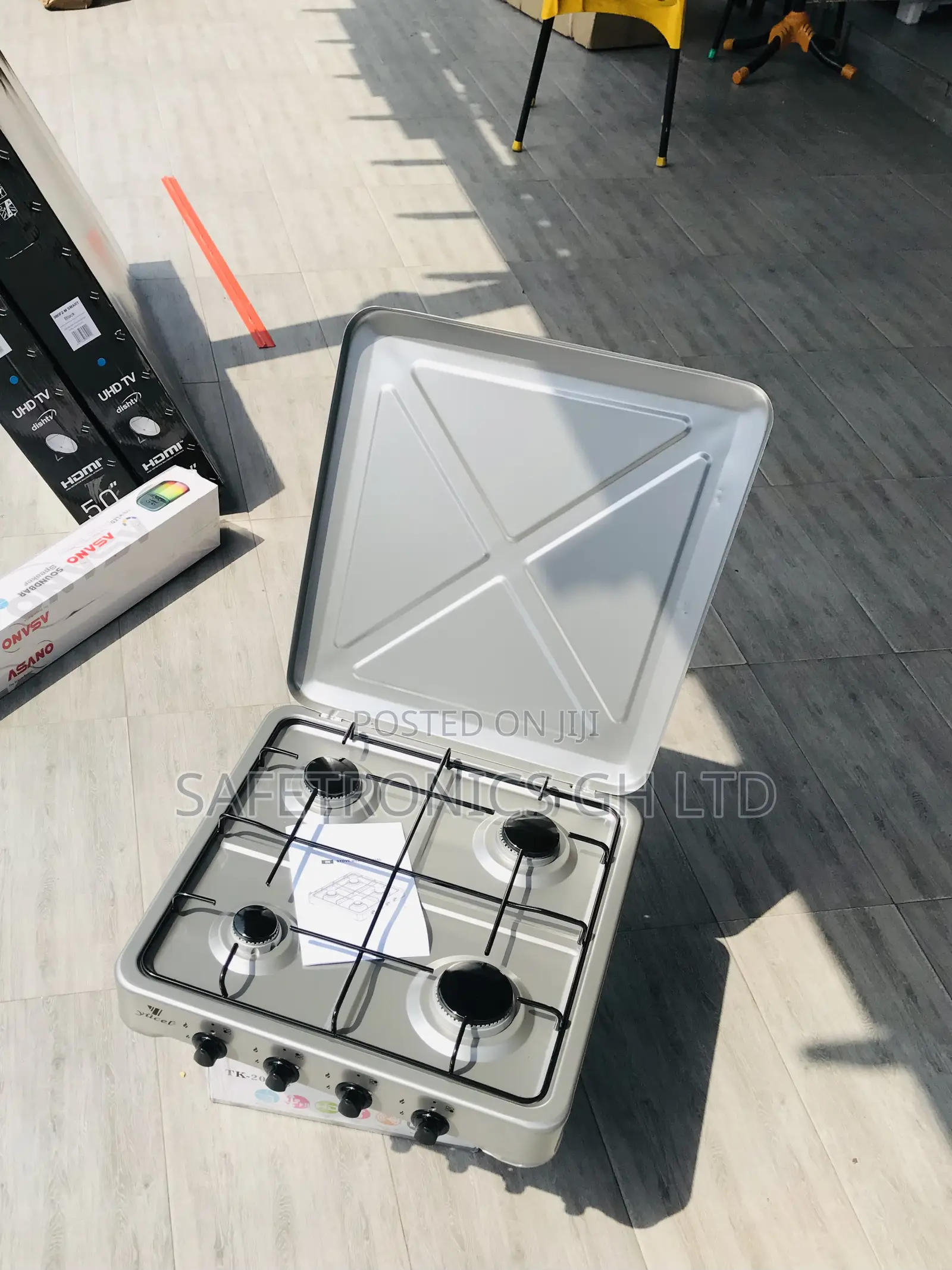 Choose Reliable Gray 4 Tabletop Burner Gas Yucel