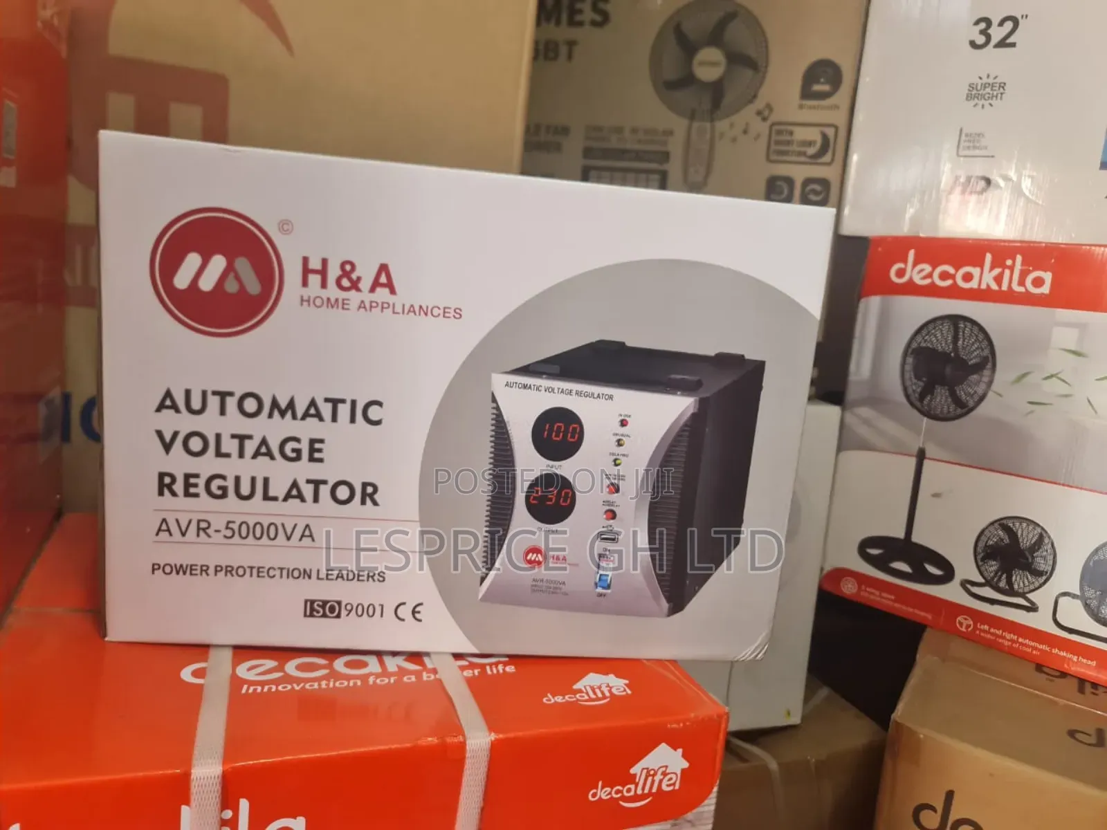 Safe Appliances With 5000VA Voltage Regulator