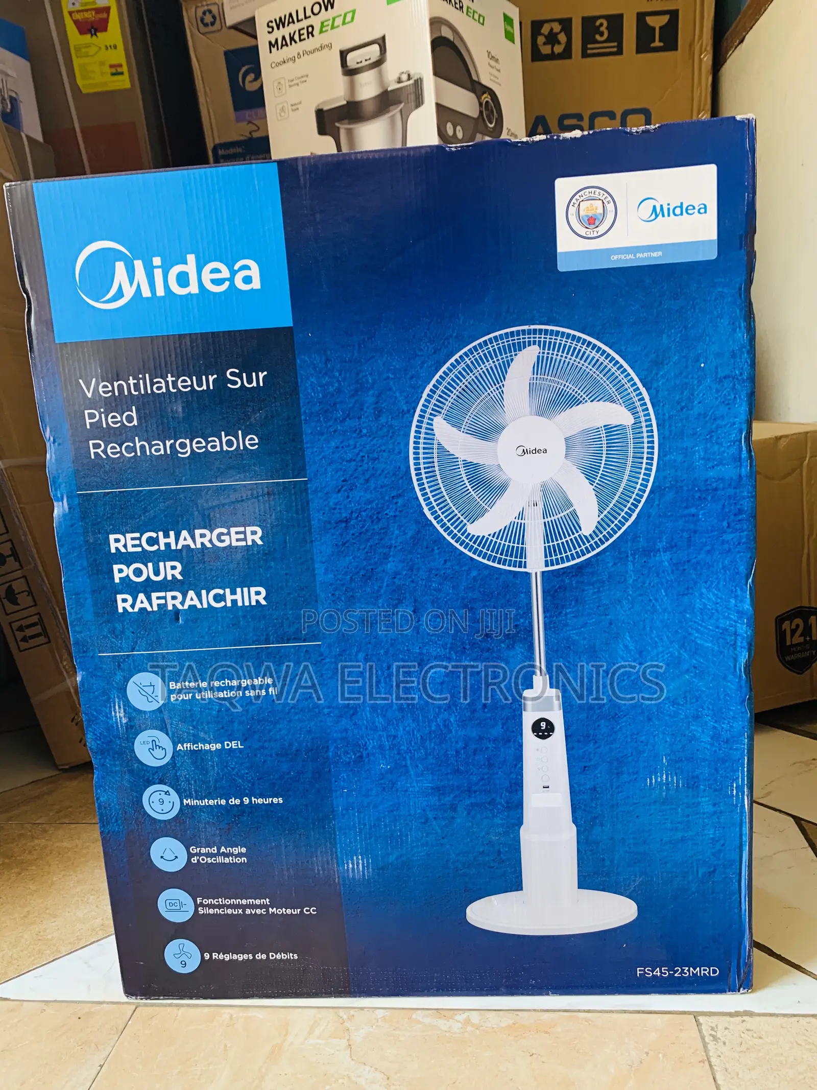 Save-on Midea 9H Rechargeable Fan