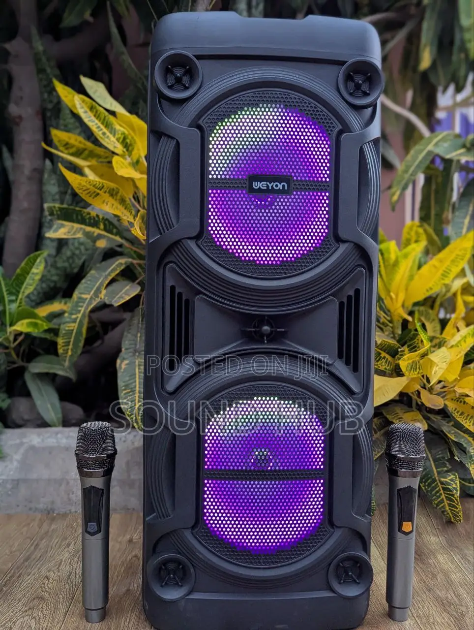 Outdoor Wireless Bluetooth Speaker With Microphone - Black