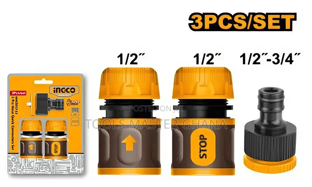 3 Pcs Hose Quick Connectors Set - Hhcs03122