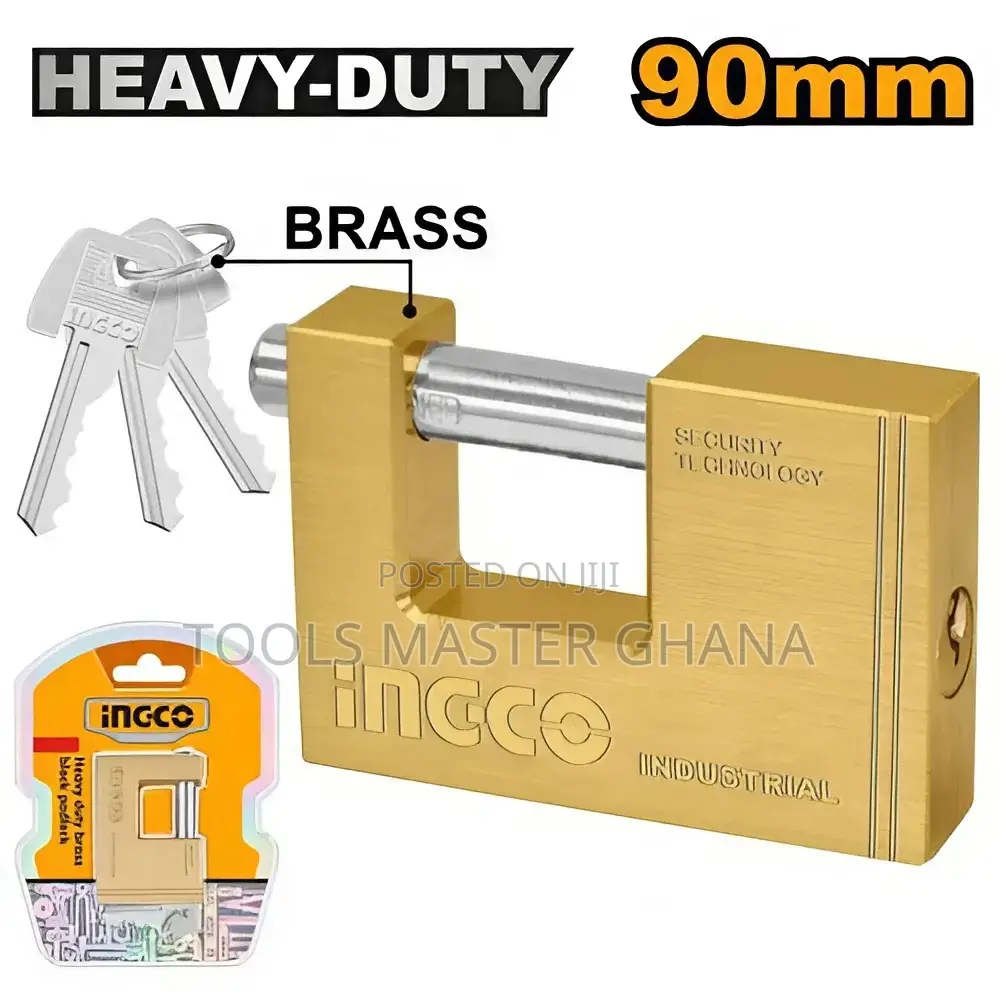 Heavy Duty Brass Block Padlock # Dbbpl0902