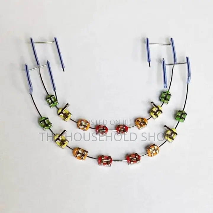 Fake / Fashion Clip on Braces for Teeth (No Glue Needed)