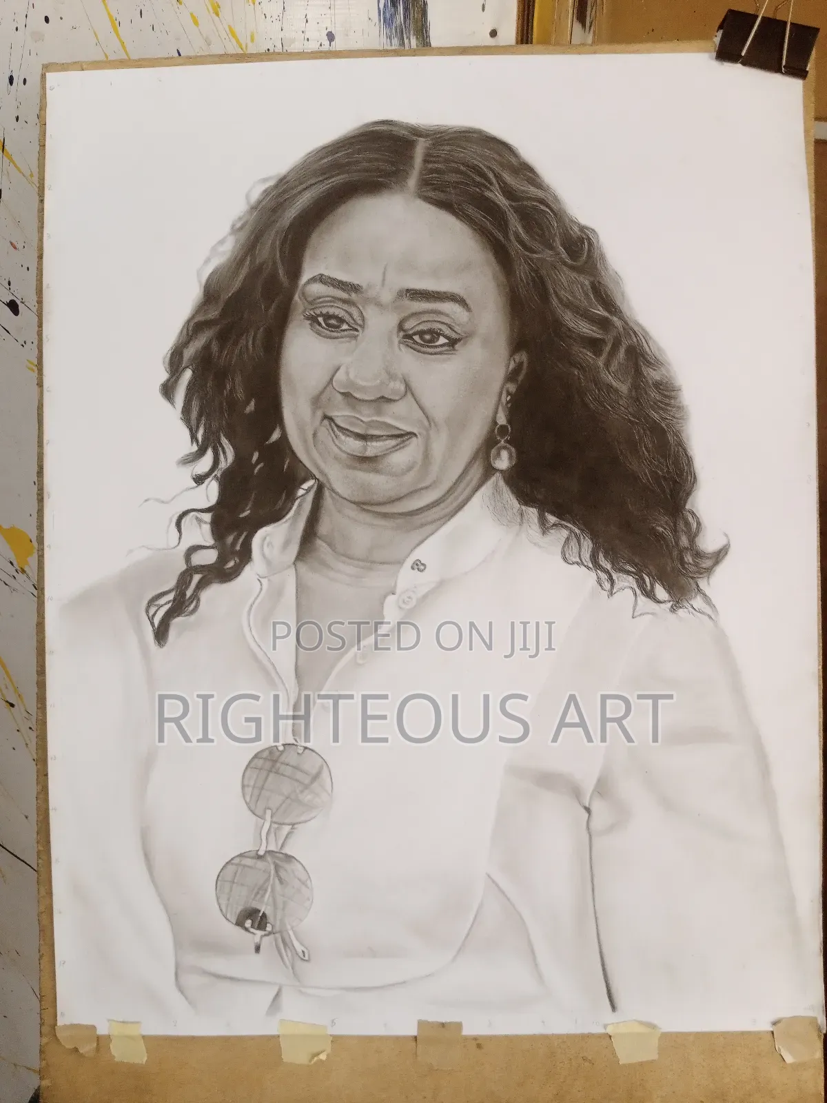 Pencil and Charcoal Drawing