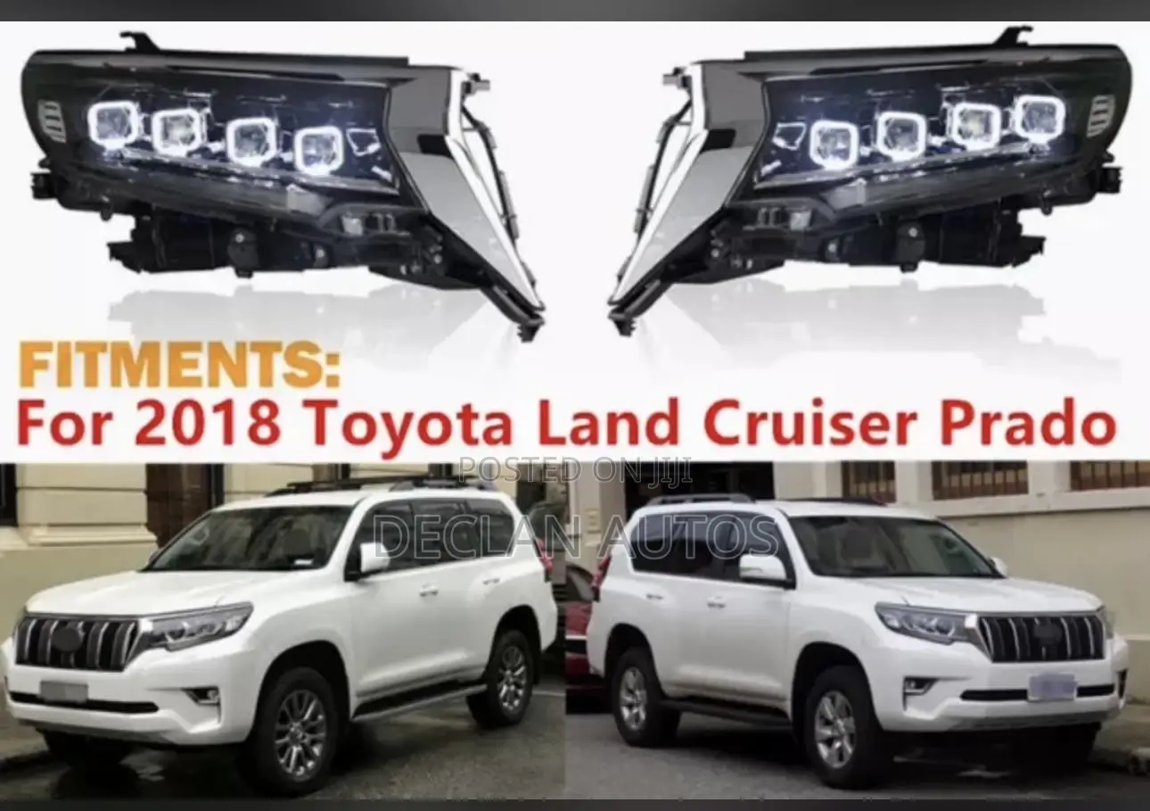 Toyota Prado Headlight Assembly FULL LED Beam Projector LED