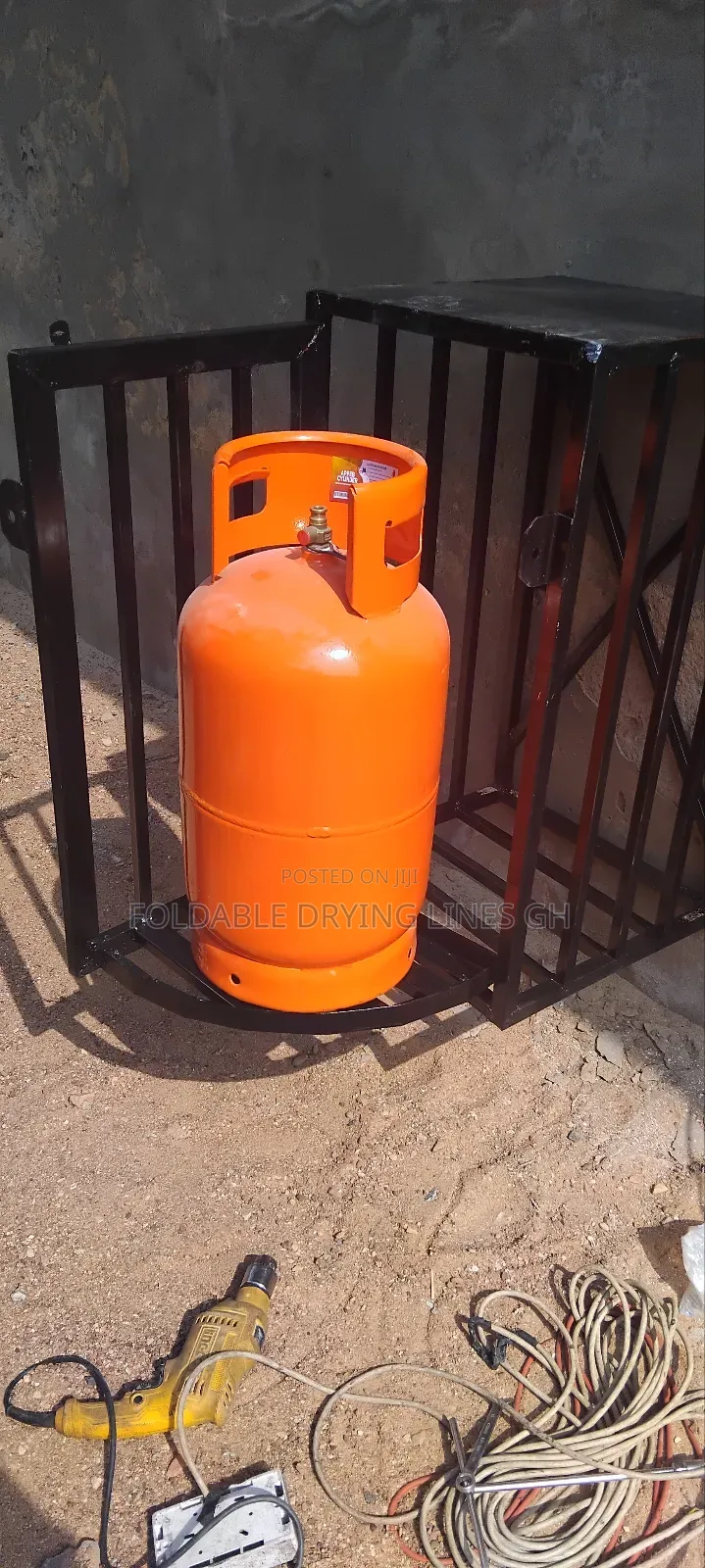 Swinging Door Gas Cylinder Cage