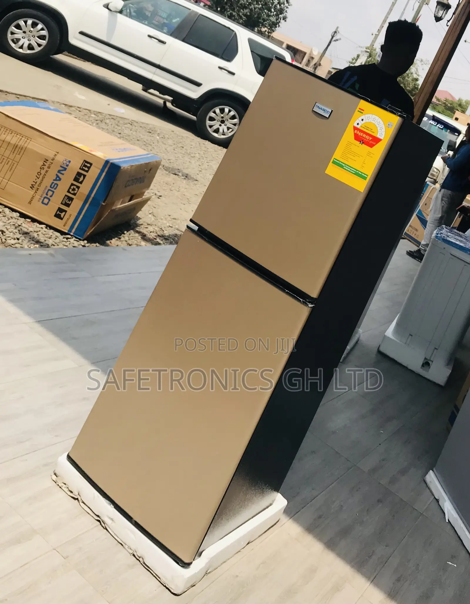 Reliable 136L Bottom Freezer 2 Doors Nasd2-18fl Gold Nasco