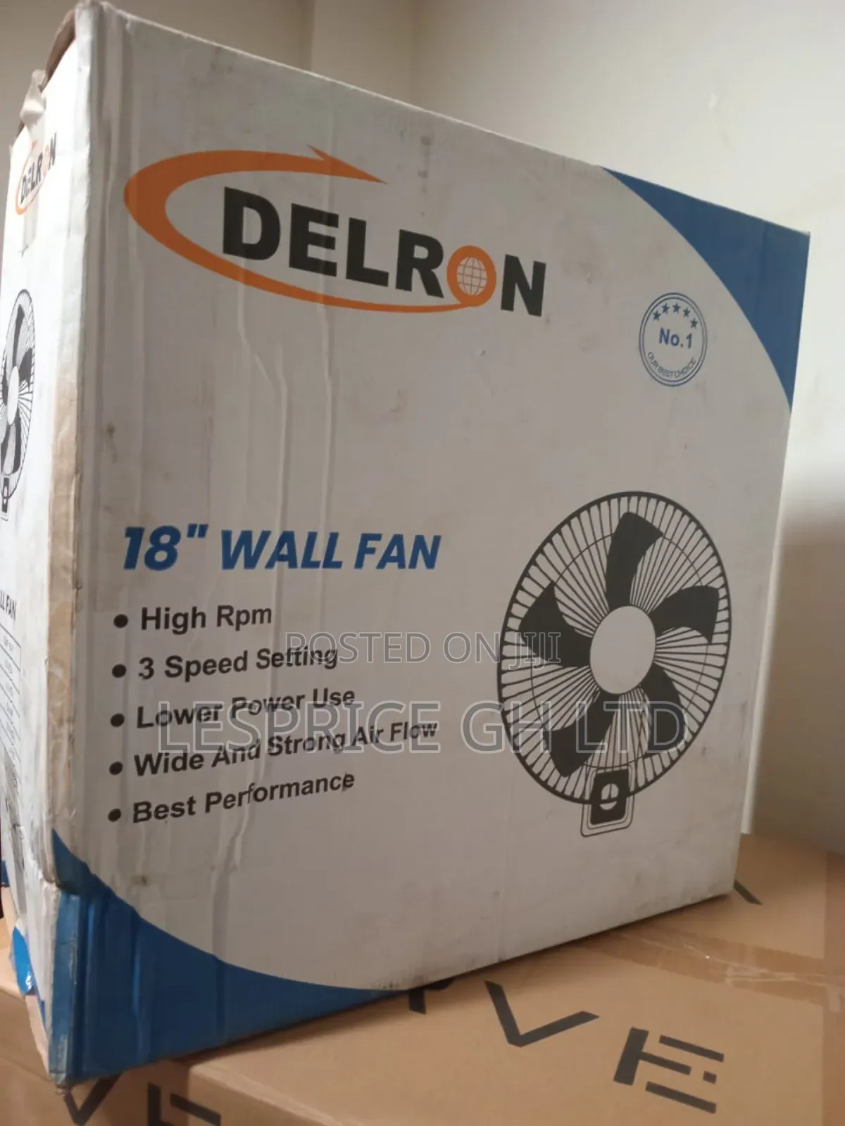 Delron Wall Fan: Powerful Silent!