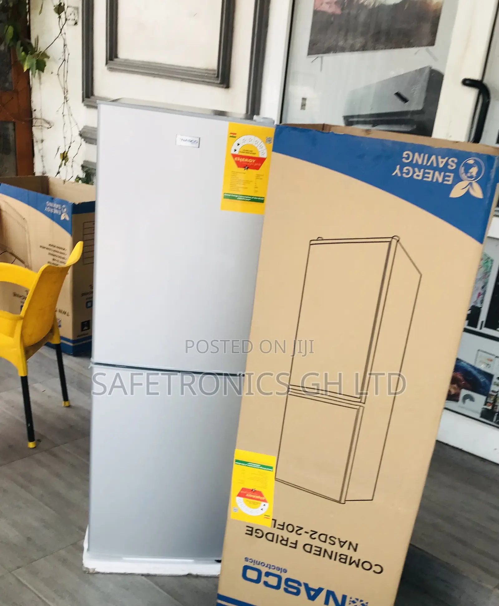 Quality Gray Doubledoor Bottom Freezer 158L Nasd2-20fl