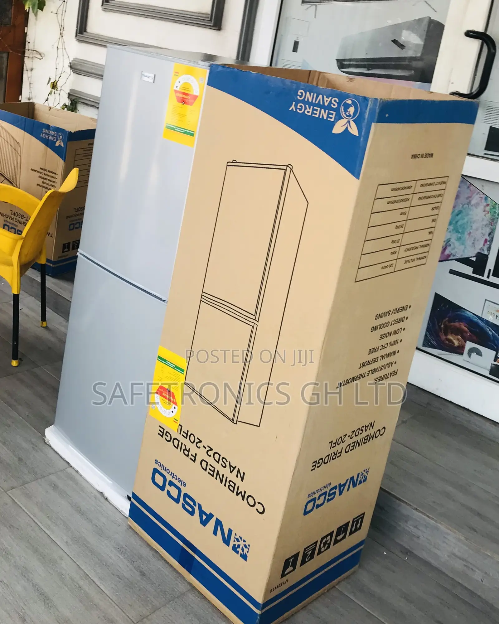 Kindly Buy Nasco Bottom Freezer 158L Nasd2-20fl Doubledoor