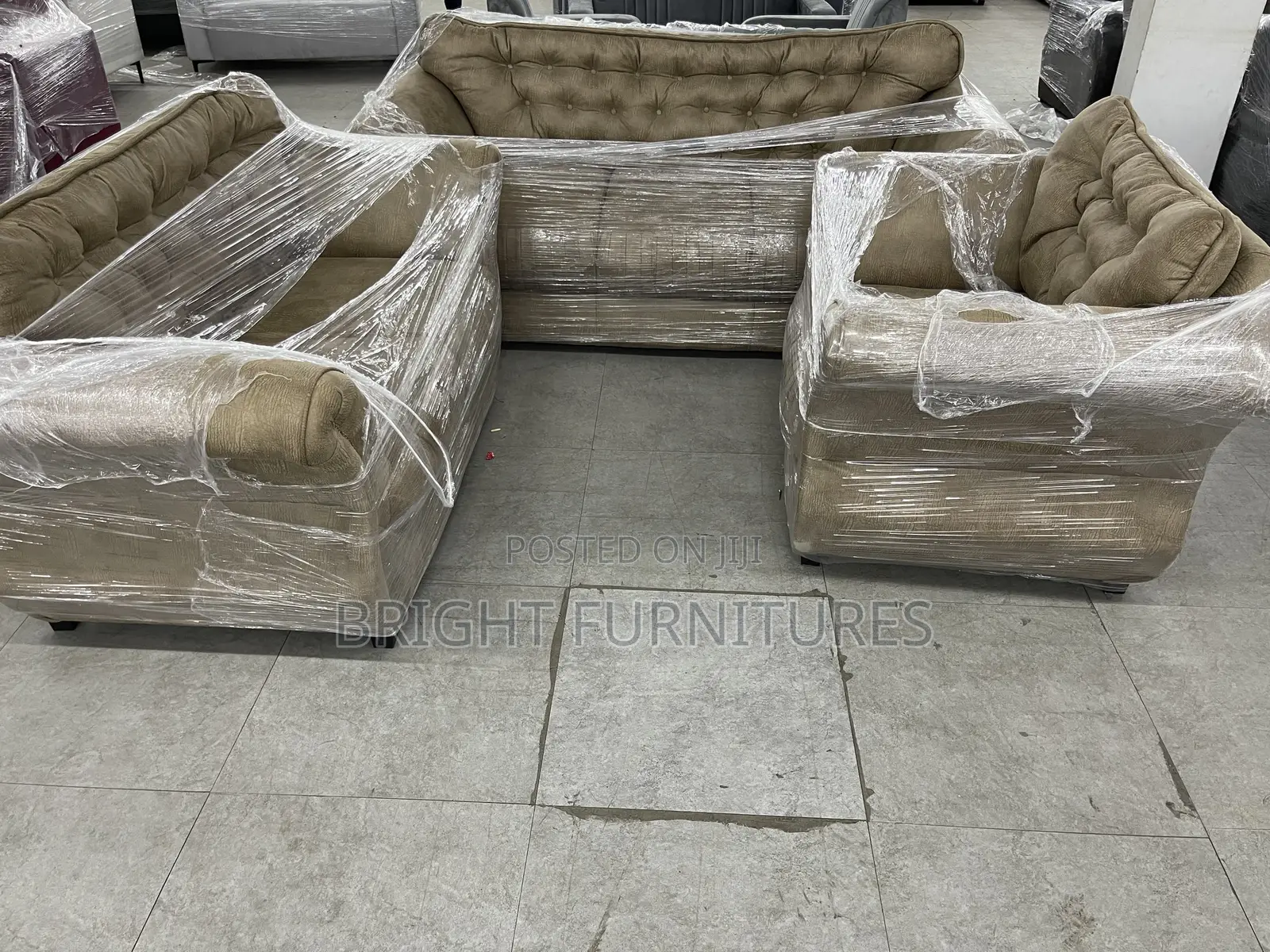 Classic New Design Tufted Button 3in1,2in1 Single Sofa Sets
