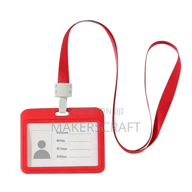 ID Card Holder With Lanyard