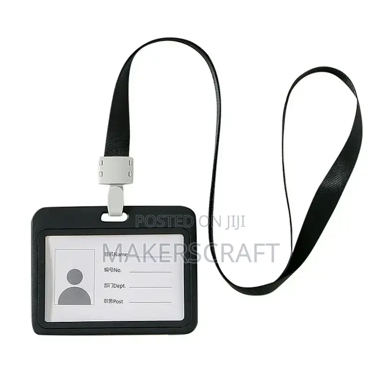 ID Card Holder With Lanyard