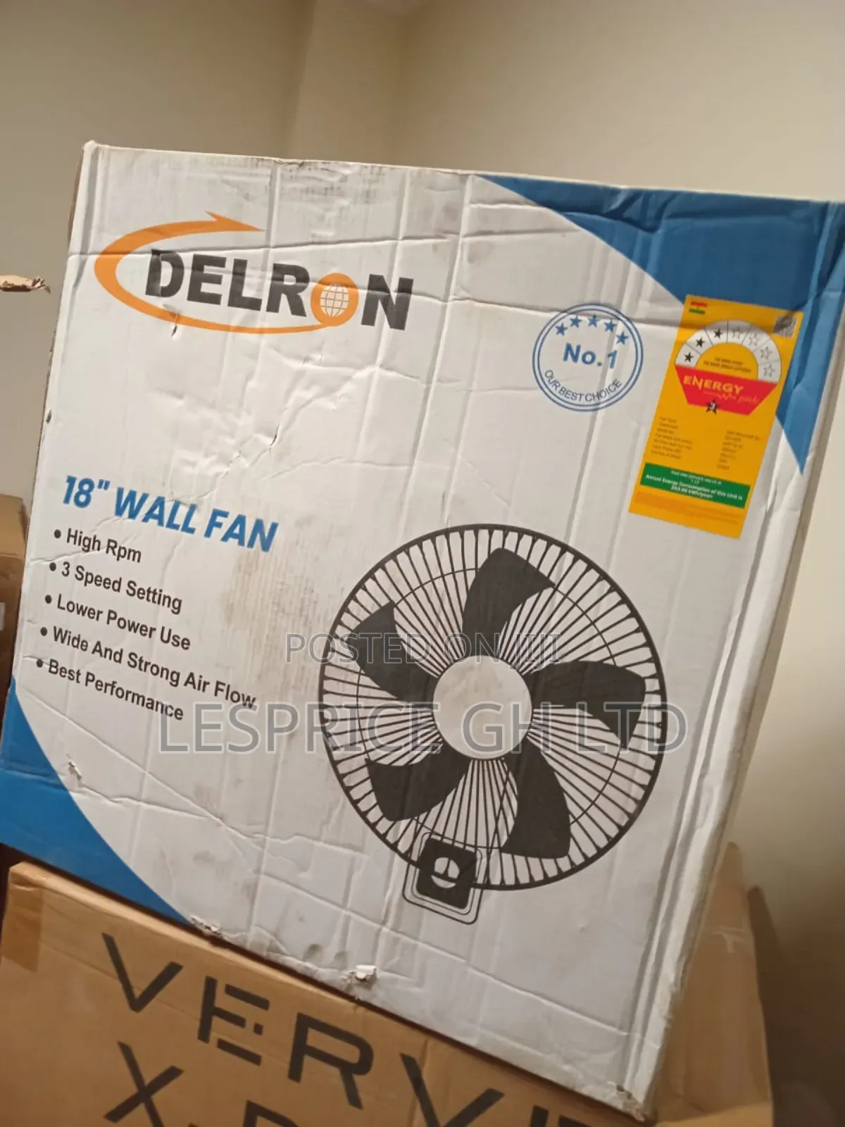 Delron 18 Fan. Superior Cooling