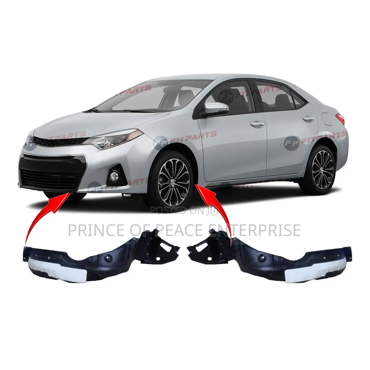 Toyota Corolla 2014 2015 2016 Fender Liners