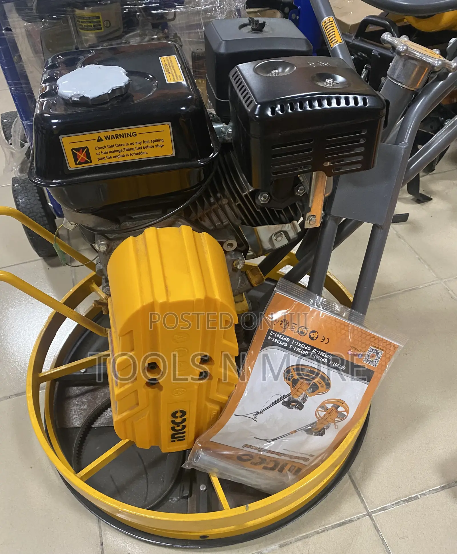 Ingco Gasoline Power Trowel 6.5hp