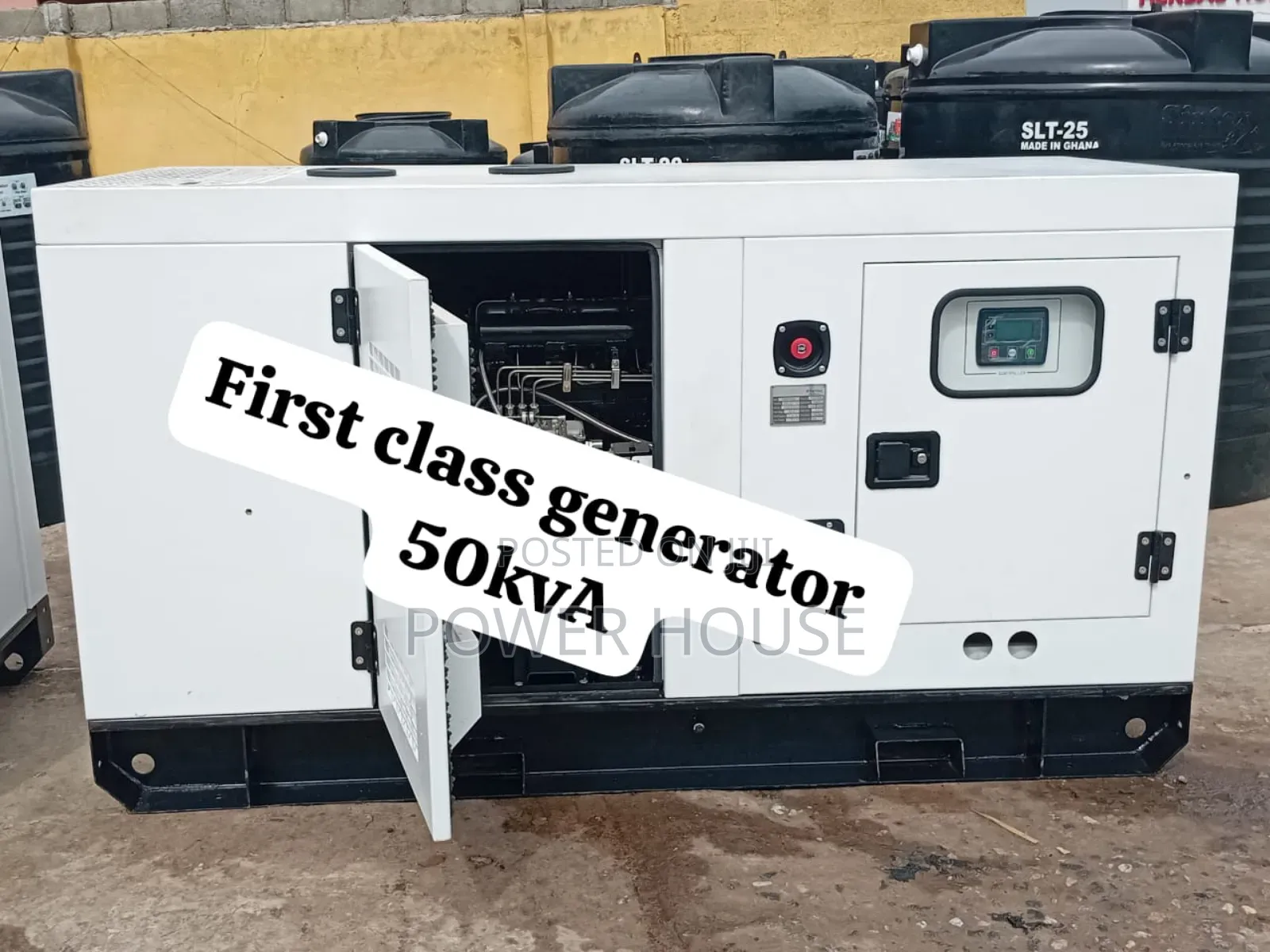 Perkins 50kva Silent Generator 45000watts Genset 50kva Uk
