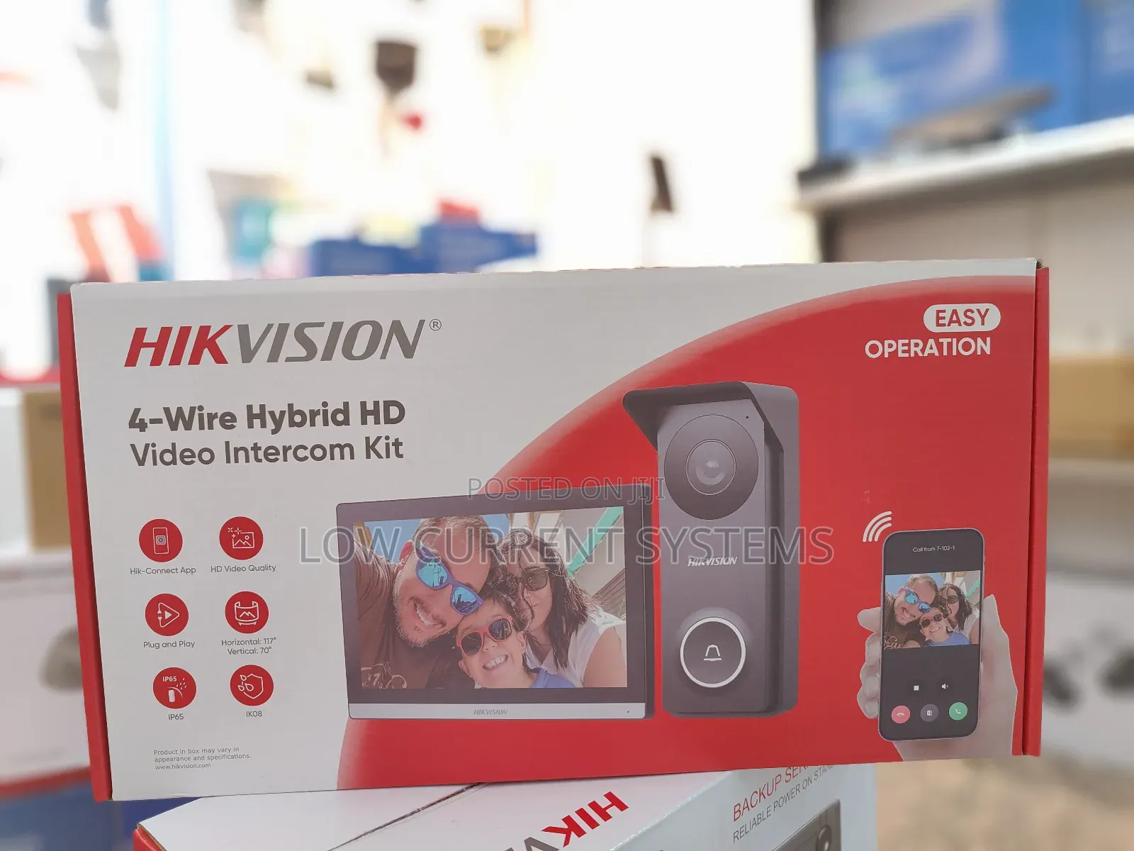 Hikvision Hybrid Intercom Kit Doorbell Villa Wifi Mobile App