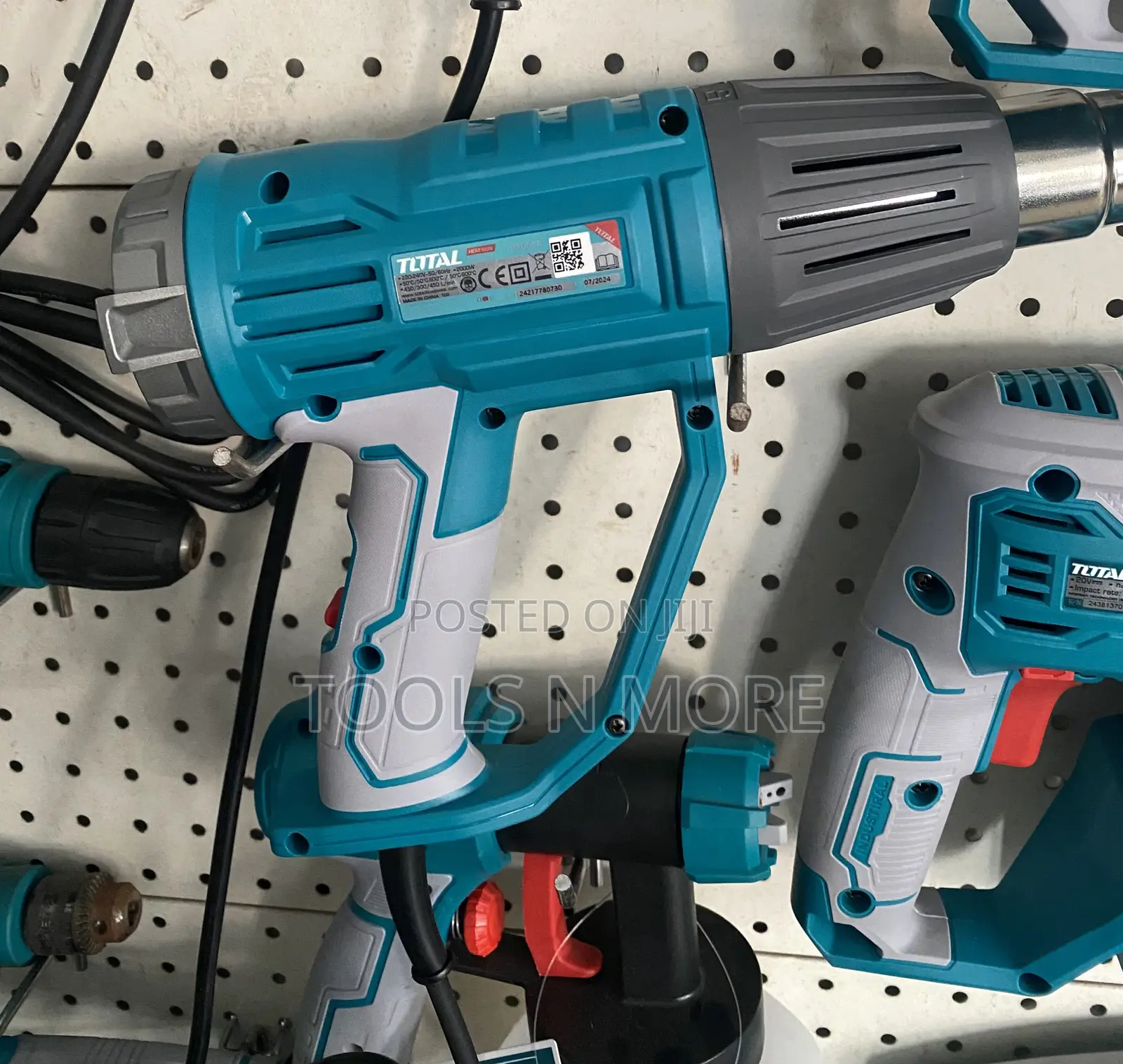 TOTAL Heat Gun With LCD Display Heat Adjuster