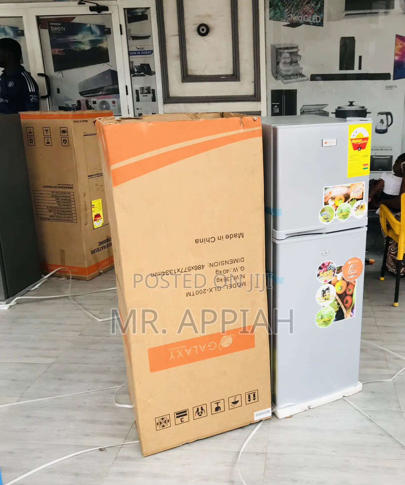 Extremely Chilling Galaxy 200tm Top Mount Freezer Fridge.