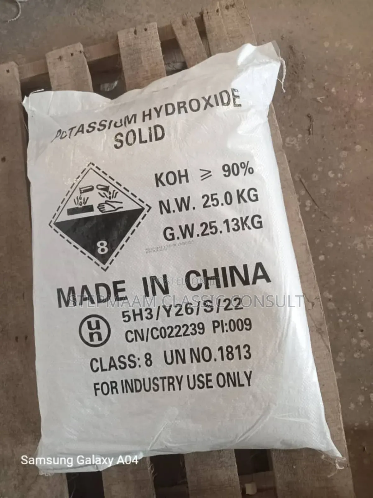 Caustic Potash or Potassium Hydroxide
