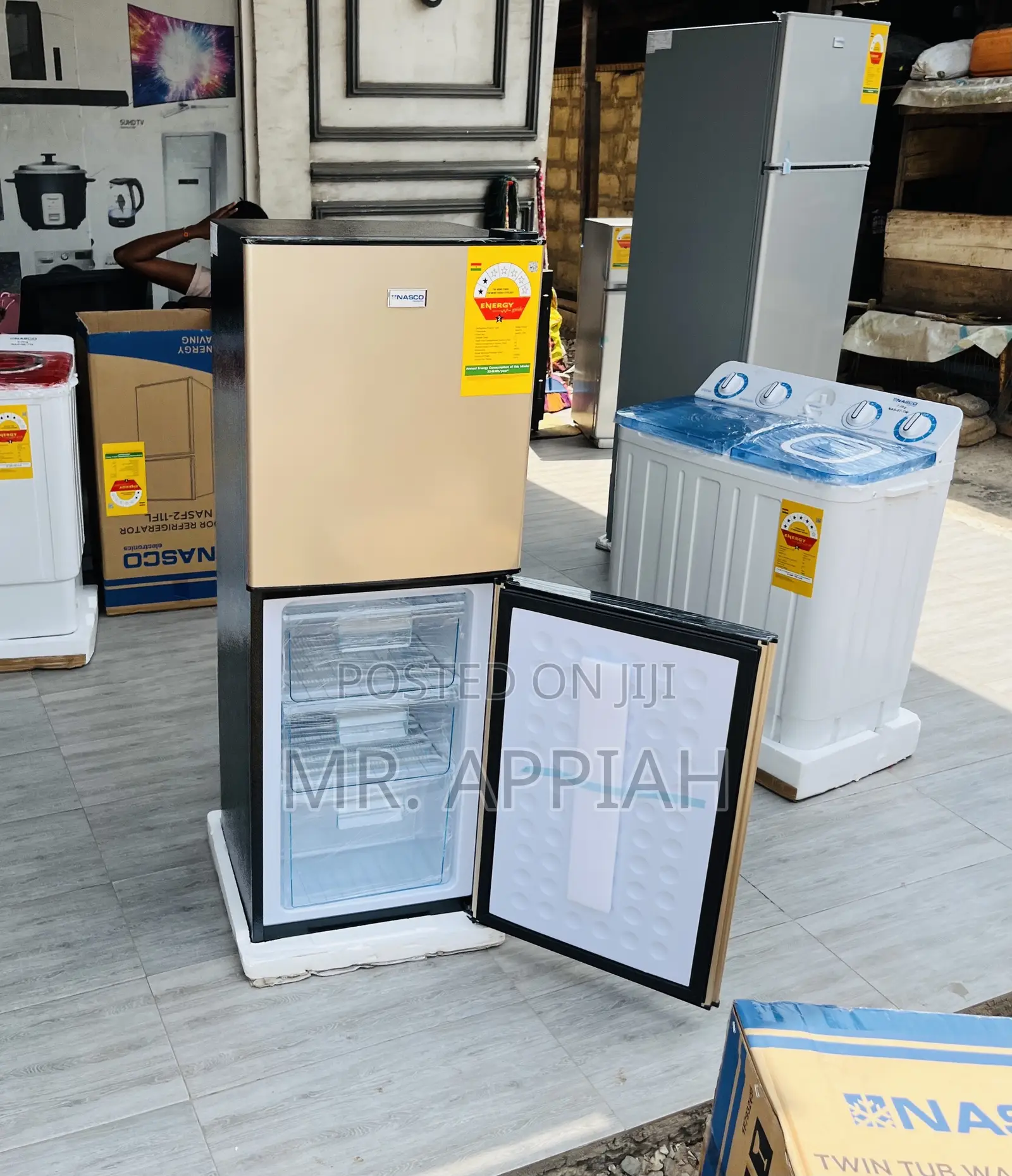 Latest and Affordable Nasco D2-18fl 2 Door Fridge(136ltr).