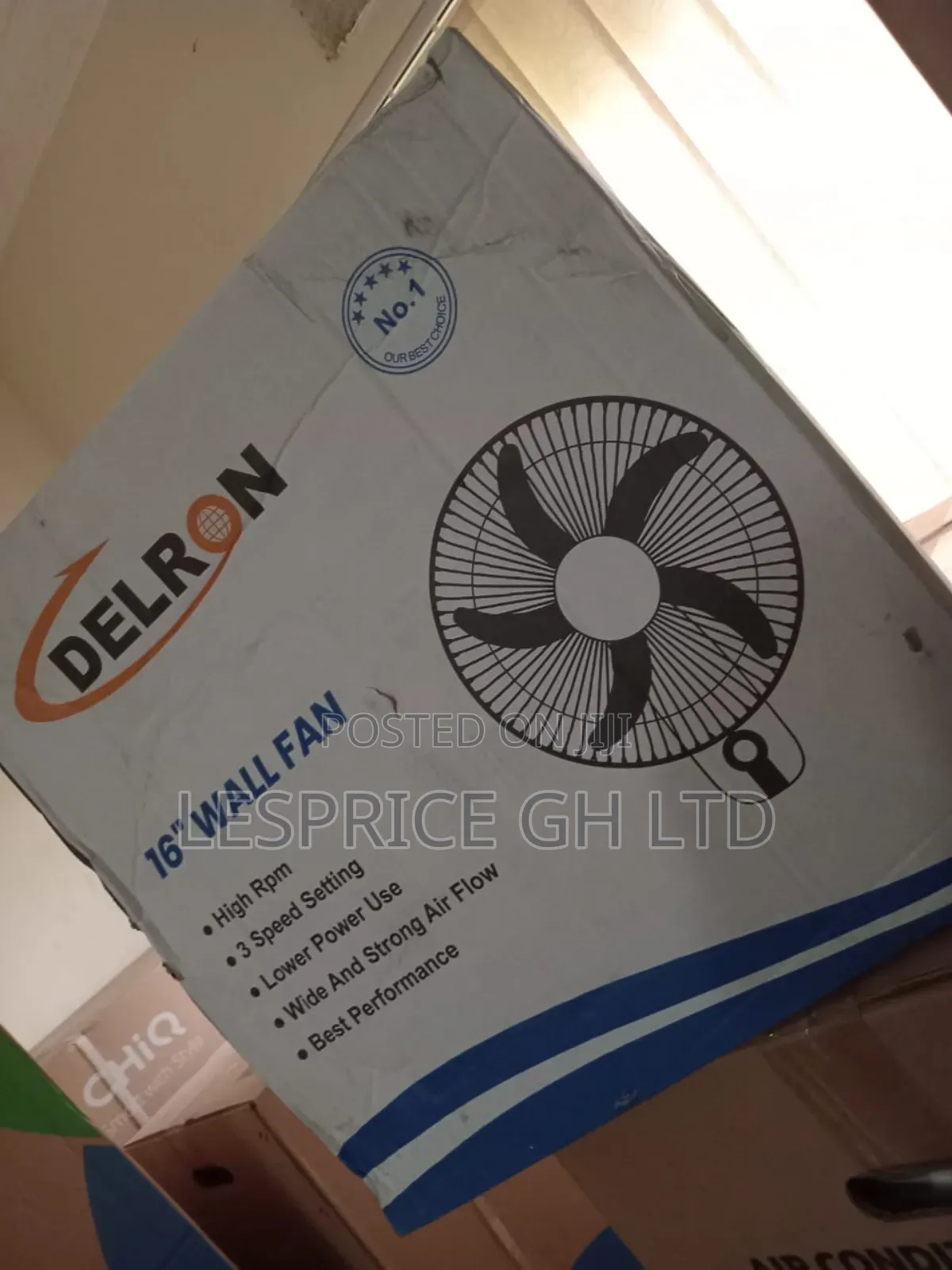 Order Now: Delron 16" Wall Fan- Fast Delivery!