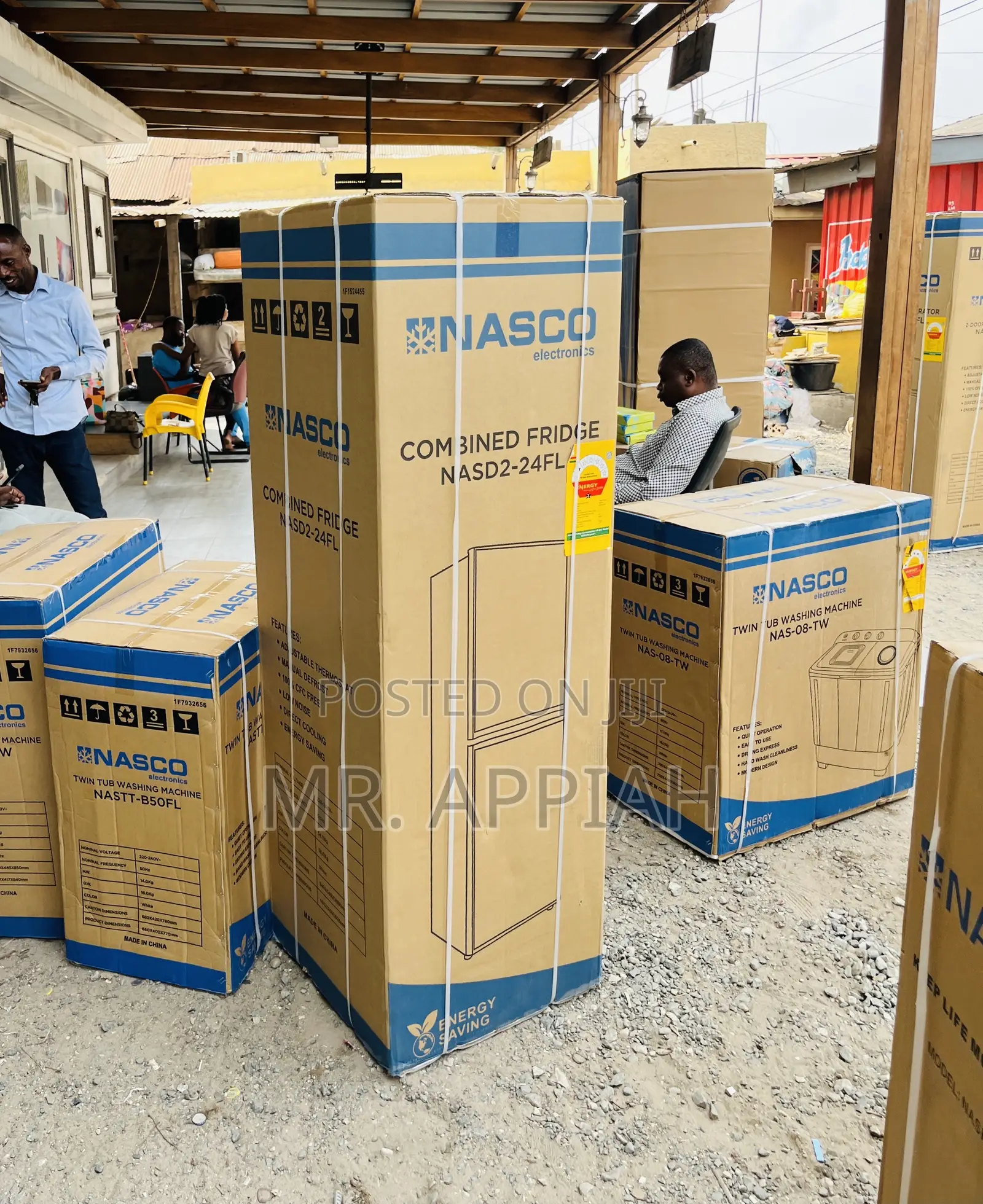 Original Nasco D2-24fl Double Door Fridge(196ltr).