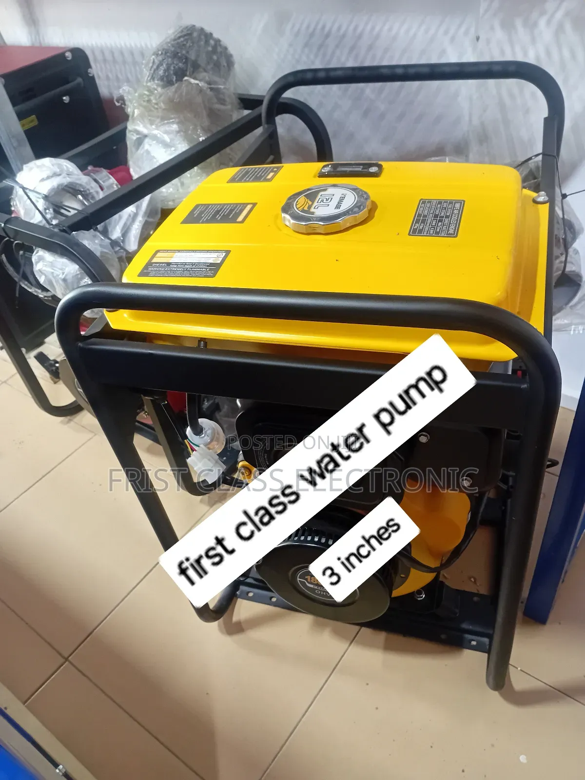 Less Diesel Intake 3 Inches Water Pump