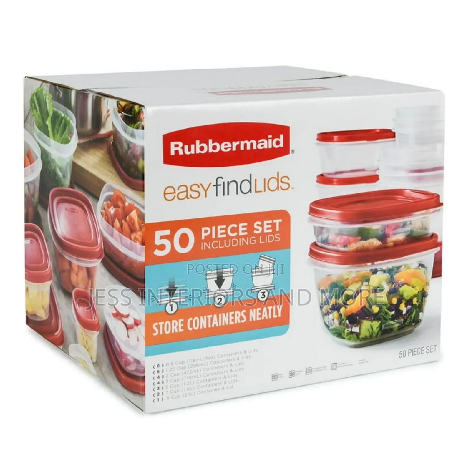 Rubbermaid 50-Piece Food Storage Set