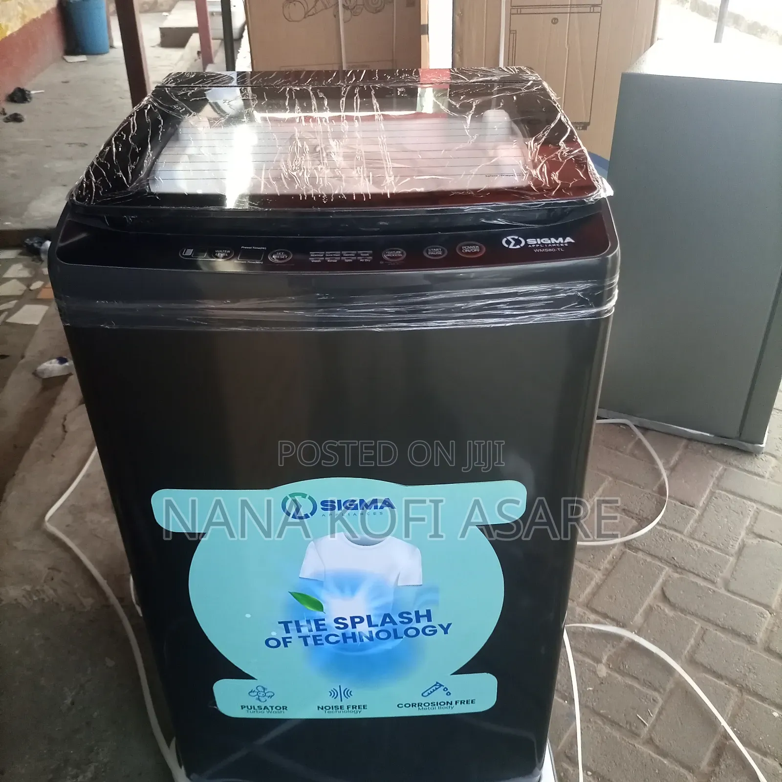 Sigma 8kg Fully Automatic Top Load Washing Machine
