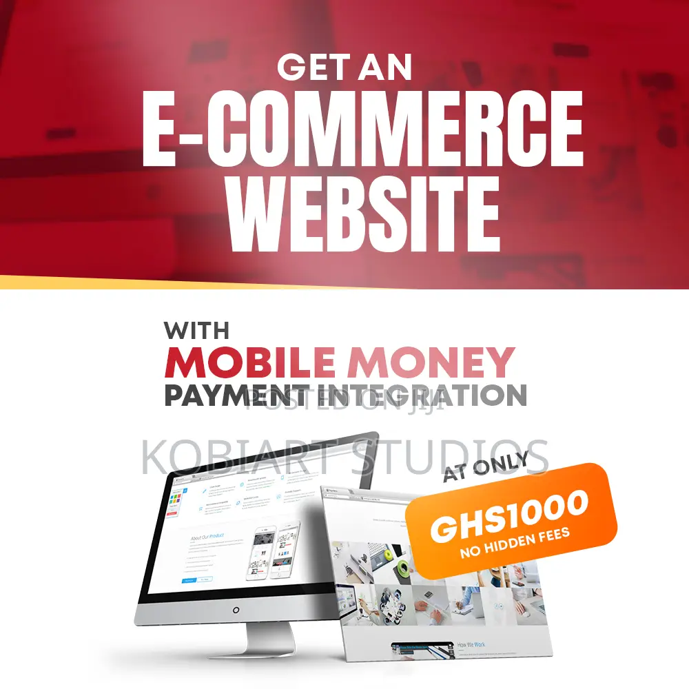 E-Commerce Website With Mobile Money Payment Integration - Promo Pack