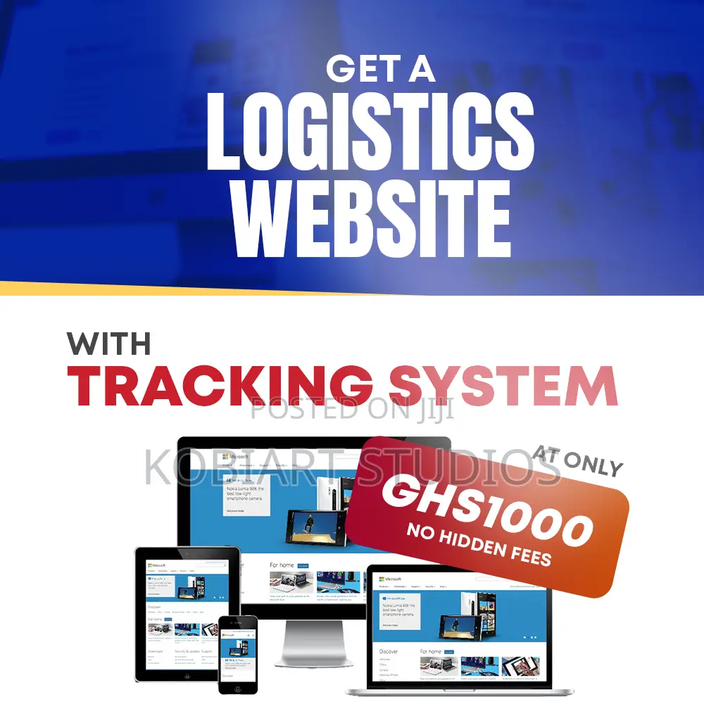 Logistics Website With Order Tracking System - Promo Pack