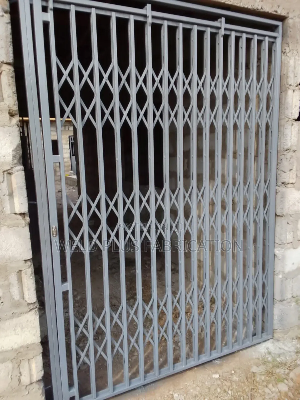 Collapsible Door Burglar Proof