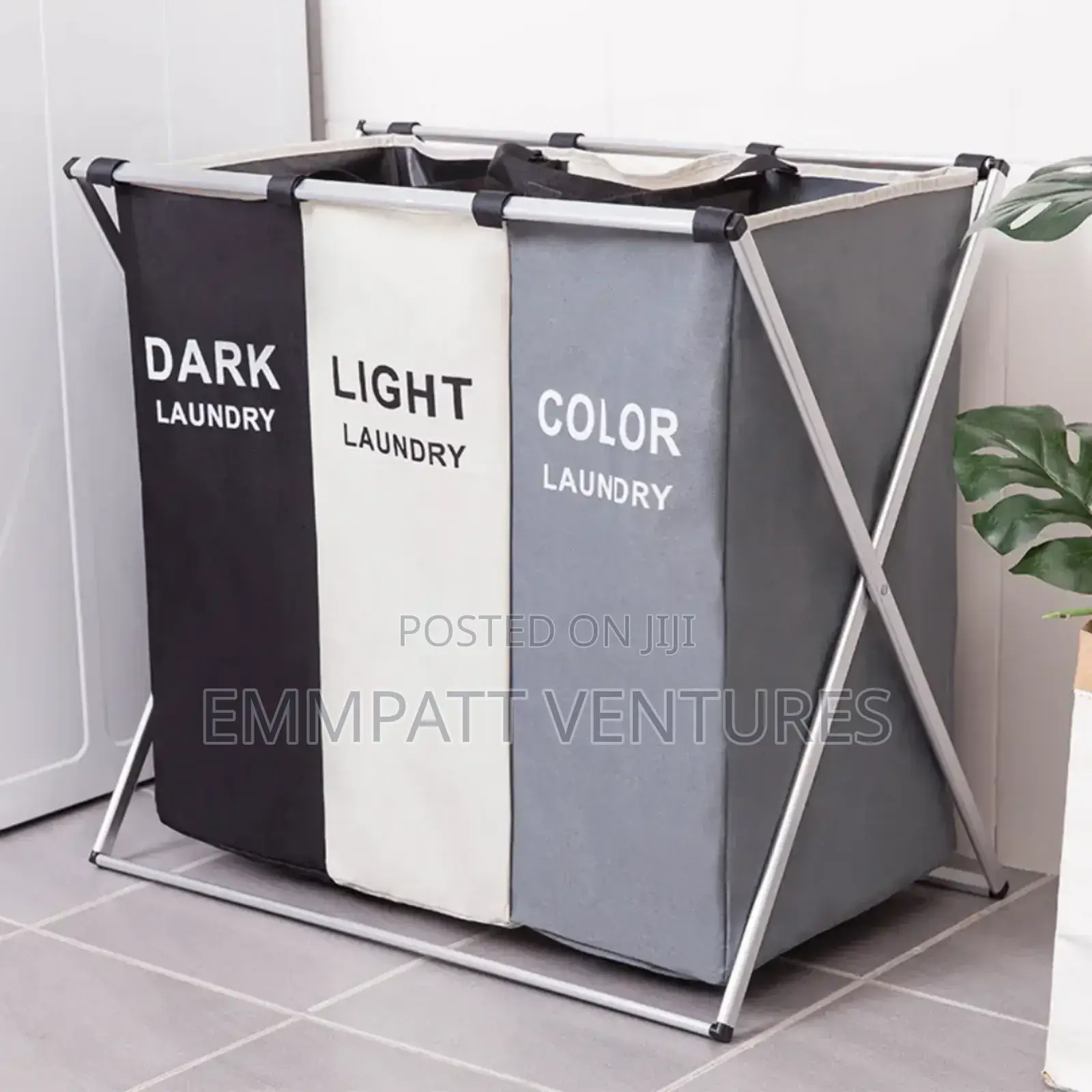 Classy Laundry Basket 3 Divisions