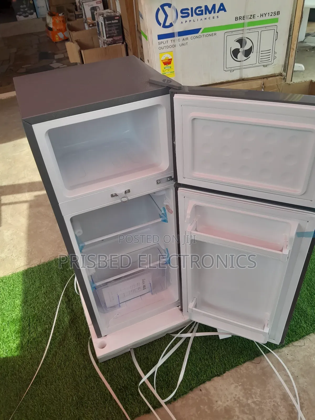 Chigo Durable Table Top Double Door Fridge 68 Litres