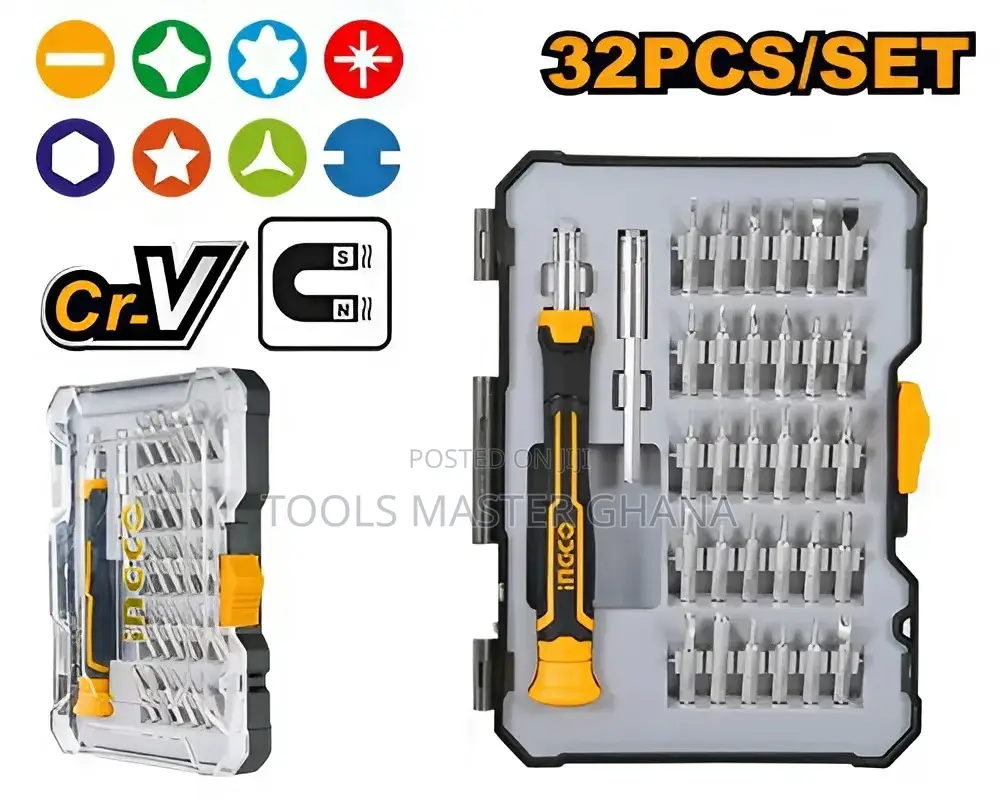 32 Pcs Precision Screwdriver Set - Hksdb0348