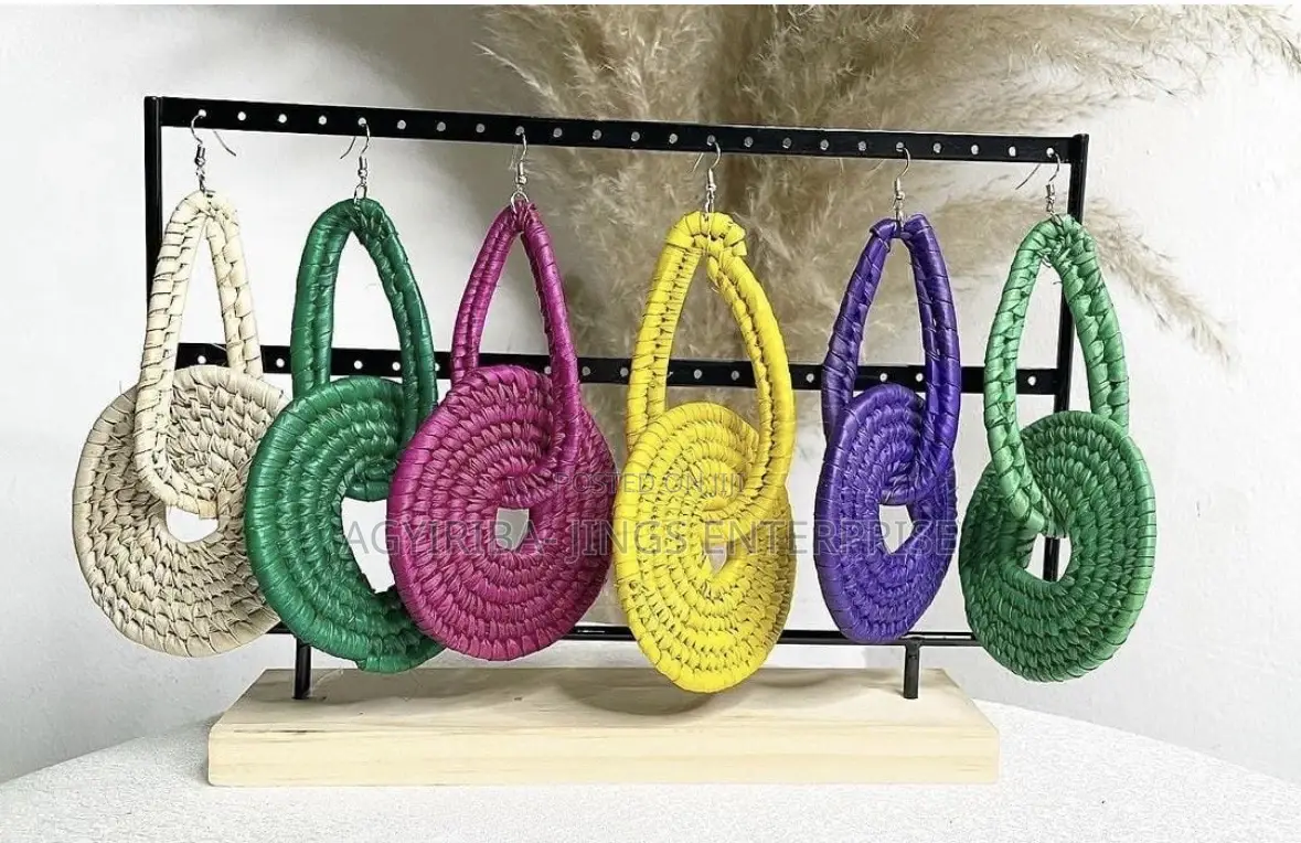 Raffia Earrings