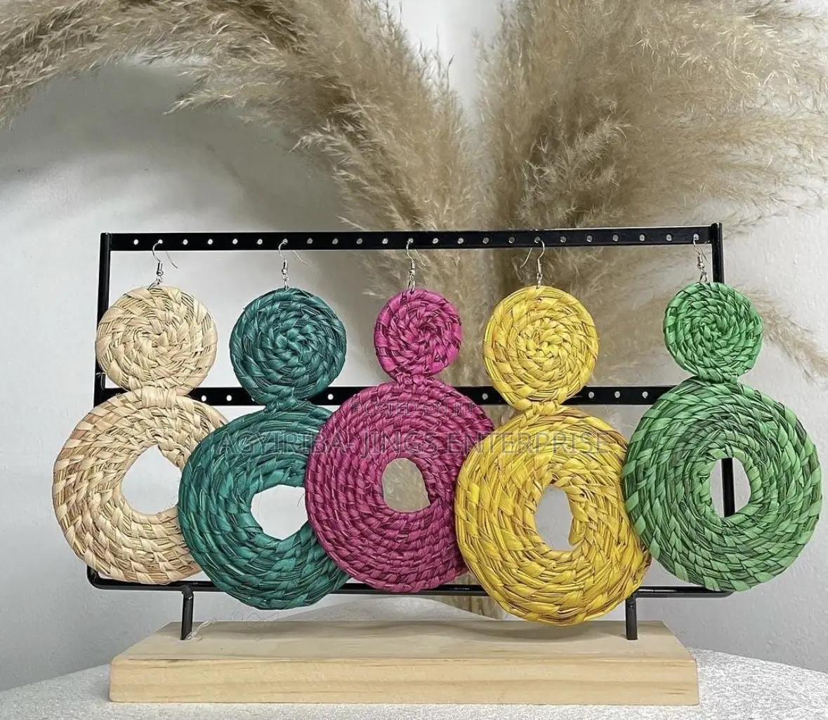 Raffia Earrings
