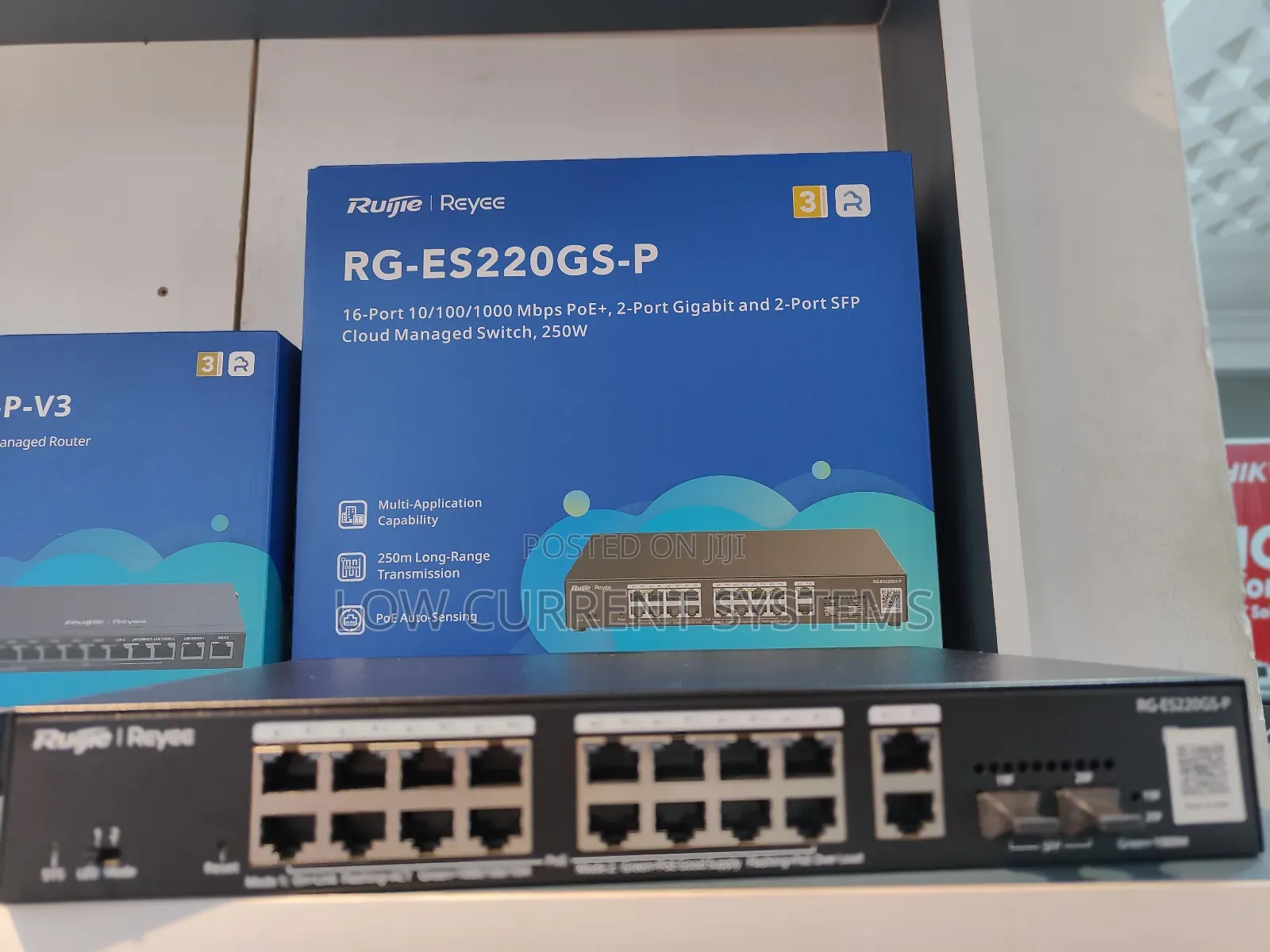 Ruijie 20 Port Gigabit Managed Poe+ Switch Network 250w Sfp+